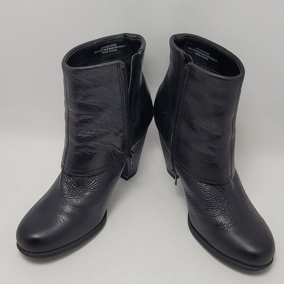 B.O.C Børn Concept Womens Leather Side Zip Block Heels Ankle Bootie Size 8.5 - Picture 13 of 14